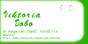 viktoria dobo business card